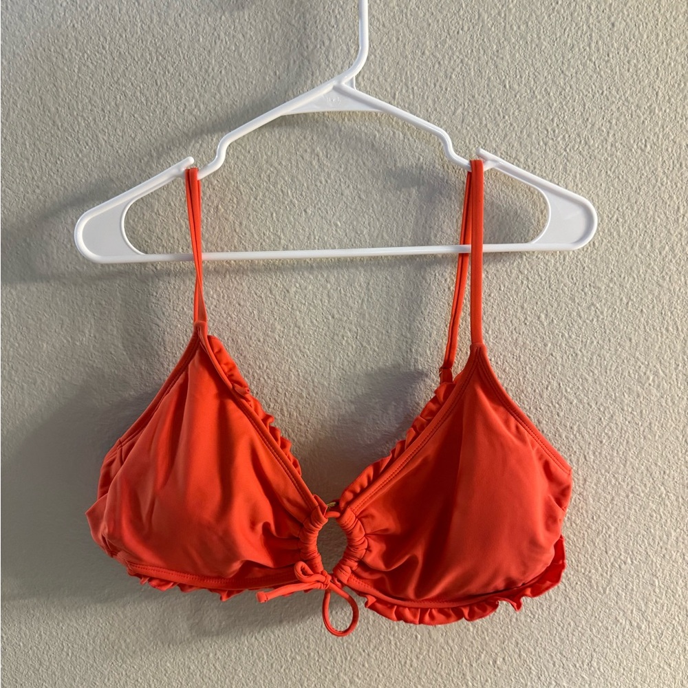 Shade & Shore Vibrant Orange Swim Top